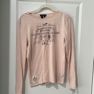 Lauren Jeans Co Ralph Lauren Extremely RARE Horse Equestrian Square Label Front